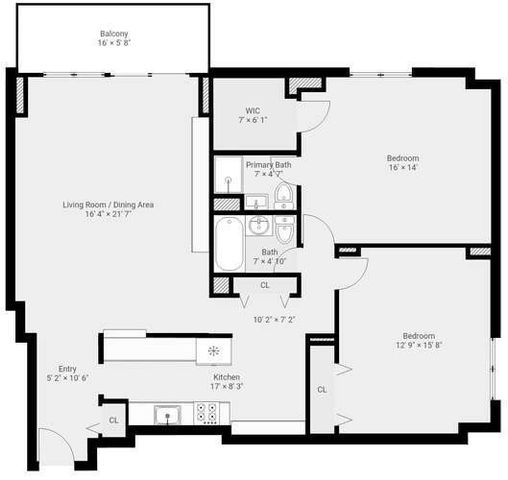 2 Hawthorne Pl 16M, Boston, MA 02114