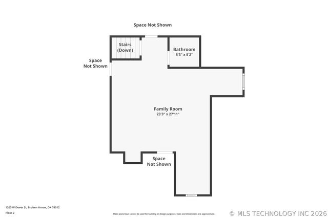 1205 W Dover Street, Broken Arrow, OK 74012