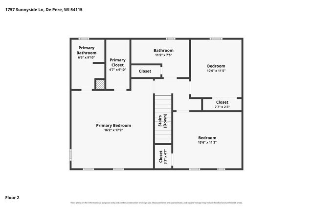 1757 SUNNYSIDE LANE, De Pere, WI 54115