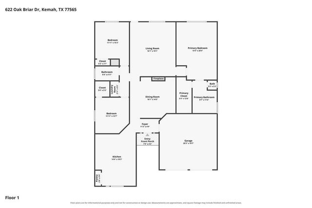 622 Oak Briar Drive, Kemah, TX 77565