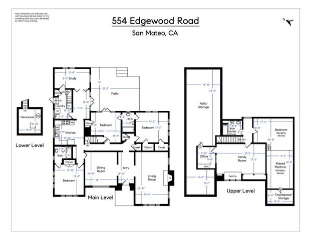 554 Edgewood Road, San Mateo, CA 94402