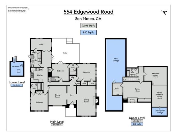 554 Edgewood Road, San Mateo, CA 94402