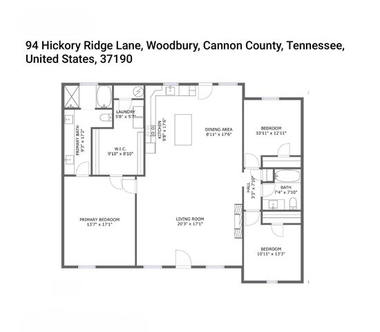 94 Hickory Ridge Ln, Woodbury, TN 37190
