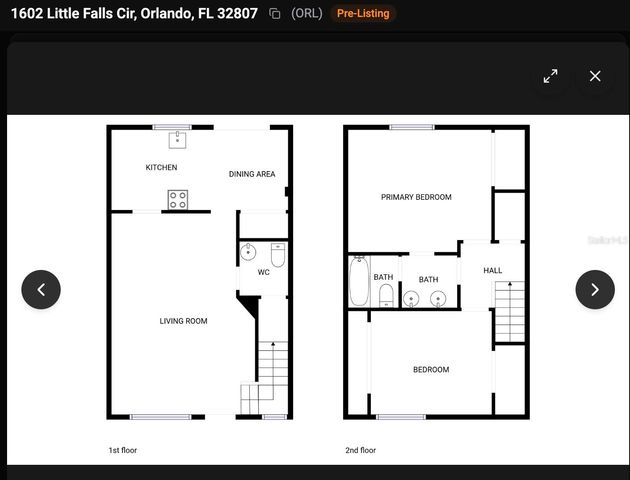1602 LITTLE FALLS CIRCLE 75, Orlando, FL 32807