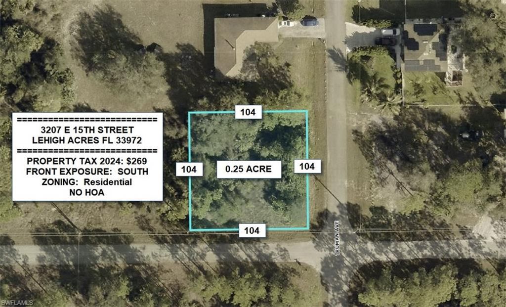 3207 E 15th ST, LEHIGH ACRES, FL 33972 — exterior