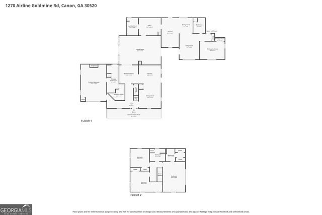 1270 Airline Goldmine Road, Canon, GA 30520