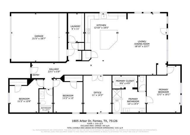 1805 Arbor Drive, Forney, TX 75126