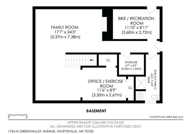 1724 N Greenvalley Avenue, Fayetteville, AR 72703