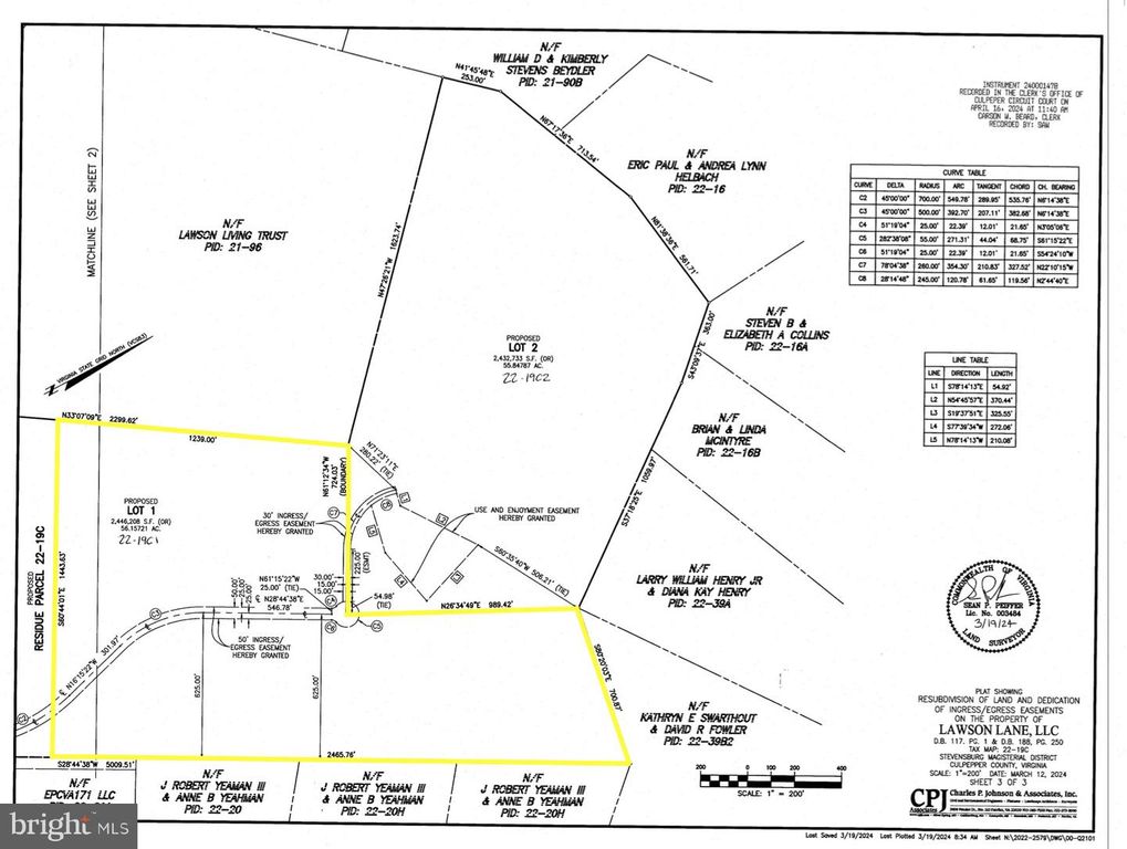 0 LAWSON LANE 22-19C1, Culpeper, VA 22701
