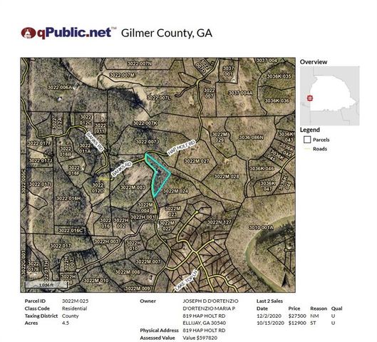 819 Hap Holt Road, Ellijay, GA 30540