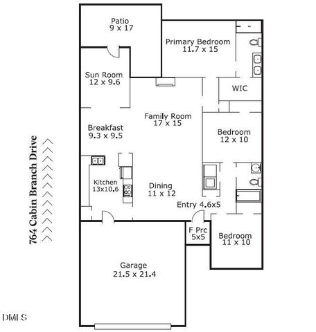 764 Cabin Branch Drive, Fuquay Varina, NC 27526