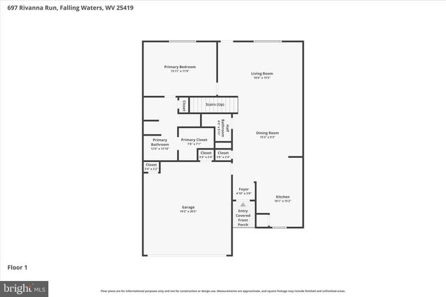 697 RIVANNA RUN, Falling Waters, WV 25419