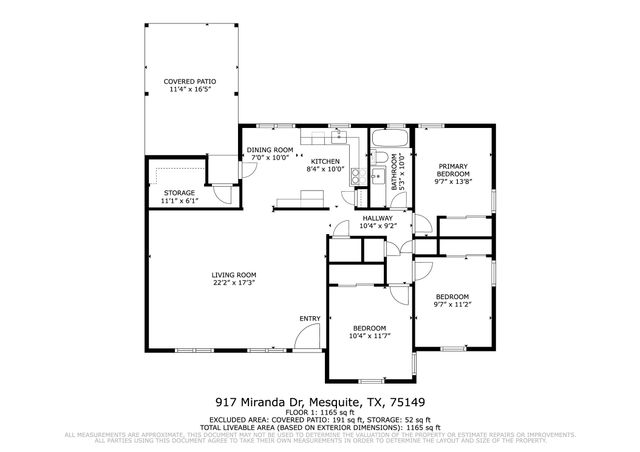 917 Miranda Drive, Mesquite, TX 75149