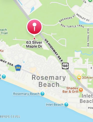 63 N Silver Maple Drive, Inlet Beach, FL 32461