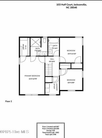 103 Huff Court, Jacksonville, NC 28546