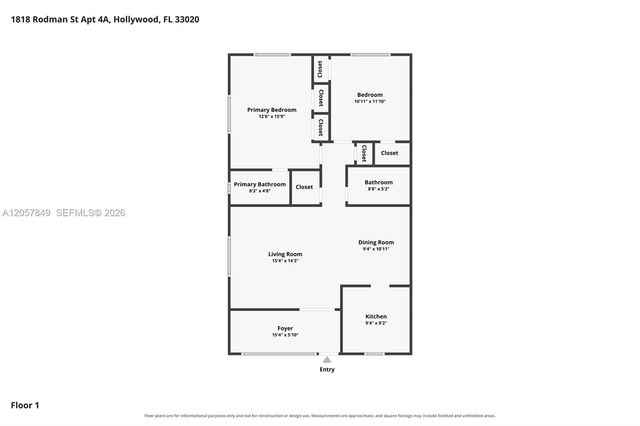 1818 Rodman St 4A, Hollywood, FL 33020