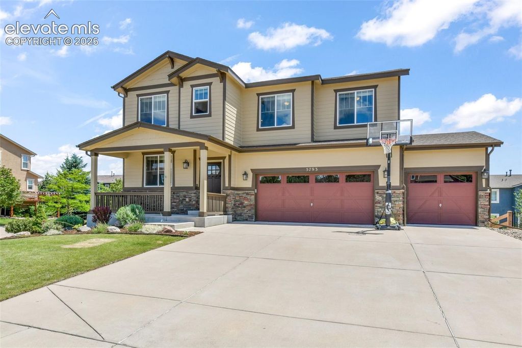 5793 Brave Eagle Drive, Colorado Springs, CO 80924 — exterior