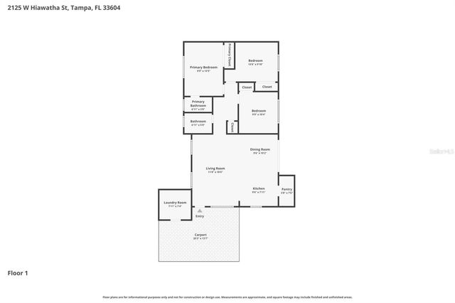 2125 W HIAWATHA STREET, Tampa, FL 33604