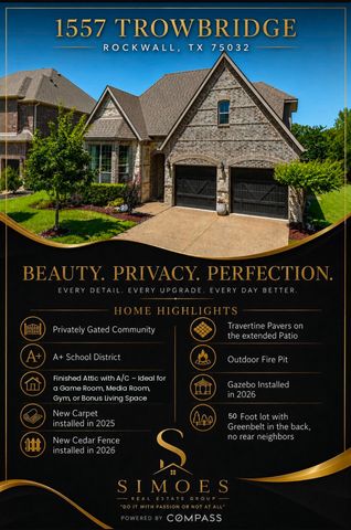1557 Trowbridge Circle, Rockwall, TX 75032