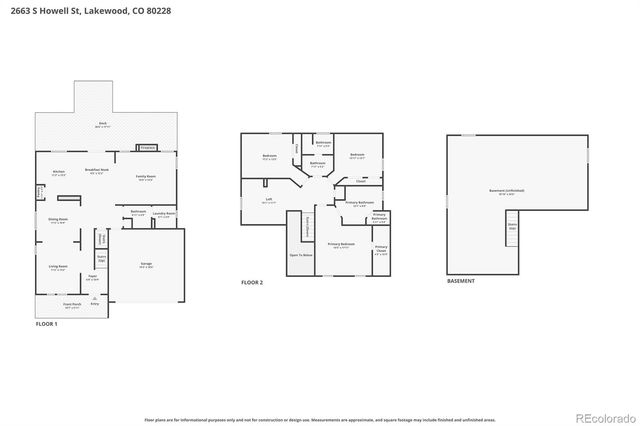 2663 S Howell Street, Lakewood, CO 80228