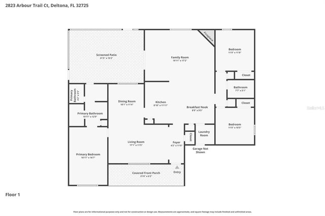 2823 ARBOUR TRAIL COURT, Deltona, FL 32725
