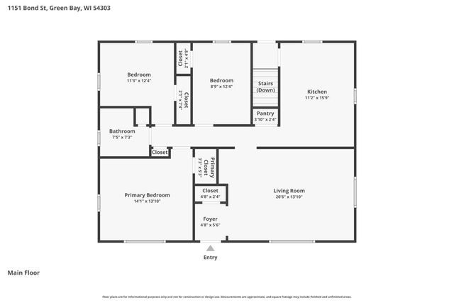 1151 BOND STREET, Green Bay, WI 54303