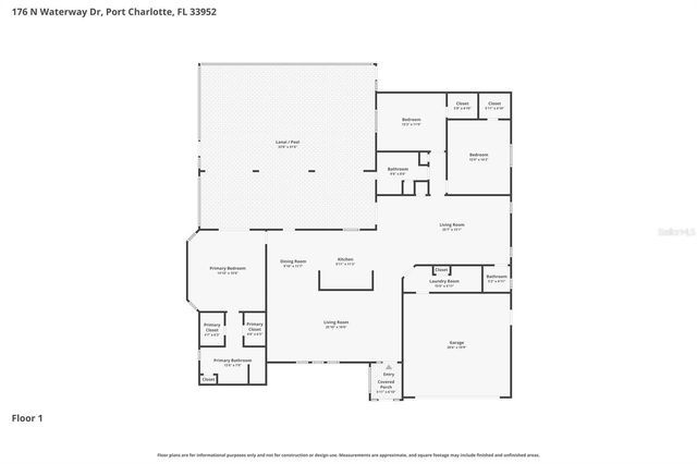 176 N WATERWAY DRIVE NW, Port Charlotte, FL 33952