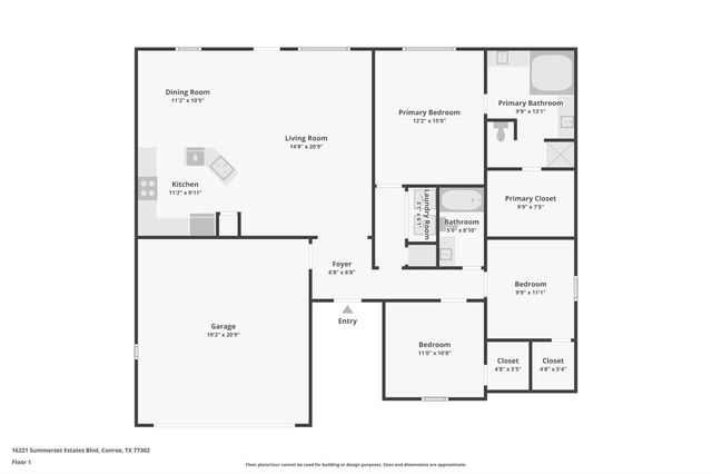 16221 Summerset Estates Blvd,, Conroe, TX 77302