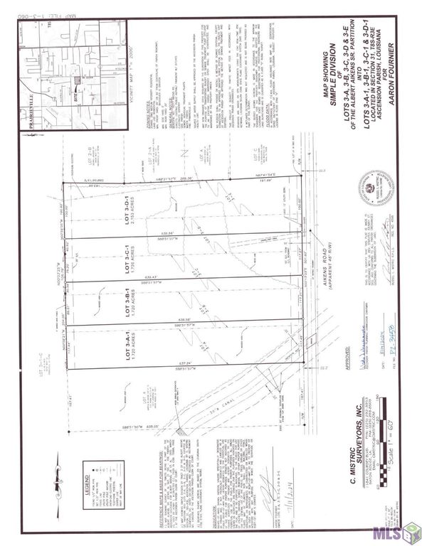 Lot 3-A-1 Aikens Rd, Prairieville, LA 70769