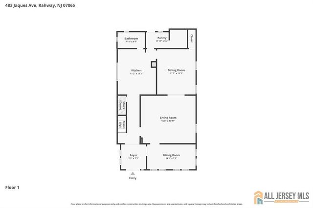 483 Jaques Avenue, Rahway, NJ 07065