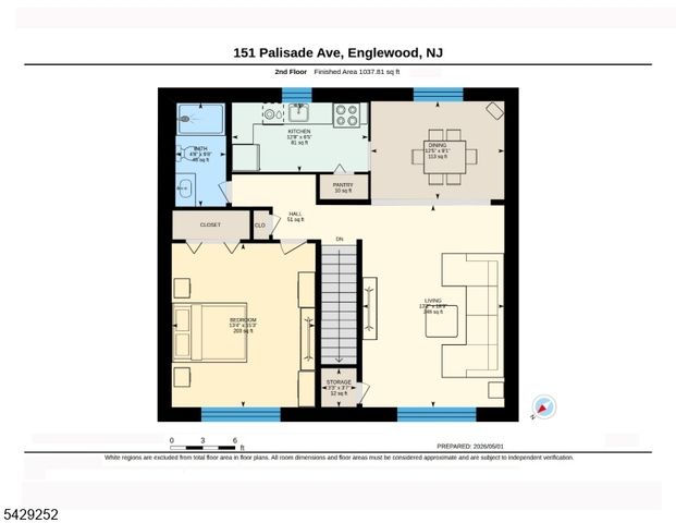 151 E Palisade Ave 6D, Englewood City, NJ 07631