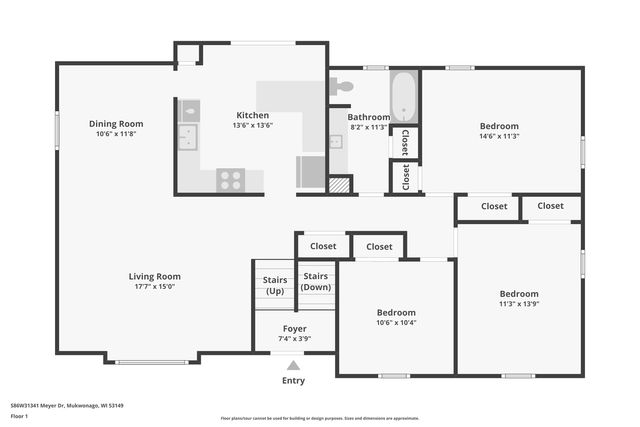 S86W31341 Meyer DRIVE, Mukwonago, WI 53149