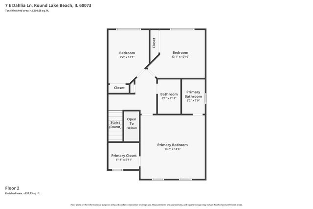 7 E Dahlia Lane, Round Lake Beach, IL 60073