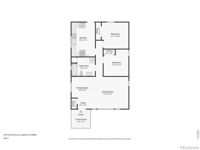 127 E Saint Clair Avenue, Longmont, CO 80504