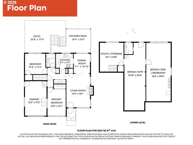 5027 Se 41ST Ave, Portland, OR 97202