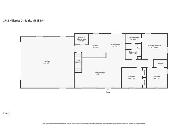 2713 Hillcrest Drive, Ionia, MI 48846