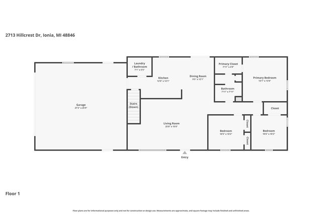 2713 Hillcrest Drive, Ionia, MI 48846