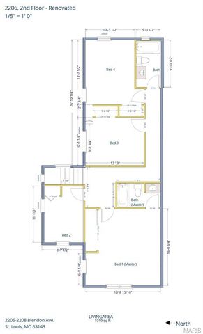 2206 Blendon Place, St Louis, MO 63143