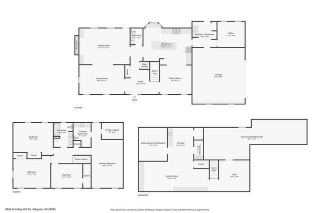 9945 N Valley Hill DRIVE, Mequon, WI 53092