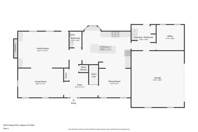 9945 N Valley Hill DRIVE, Mequon, WI 53092