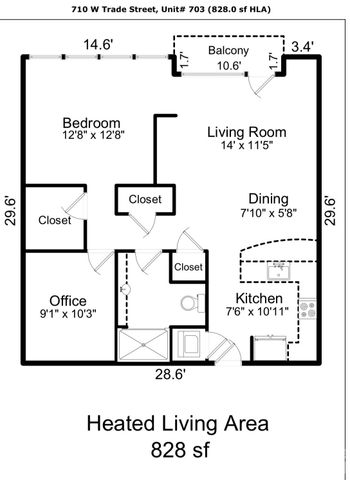 710 W Trade Street, Charlotte, NC 28202