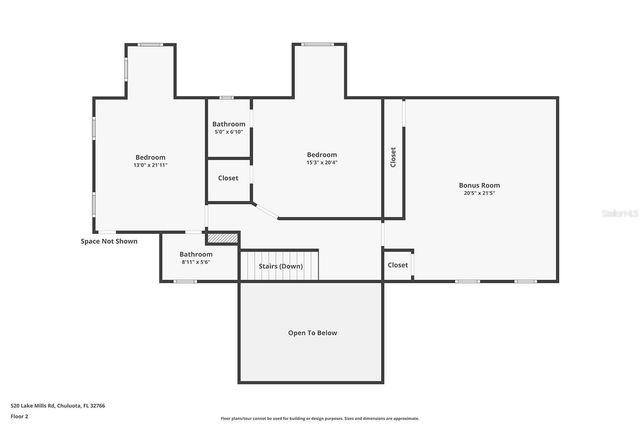 520 LAKE MILLS ROAD, Chuluota, FL 32766