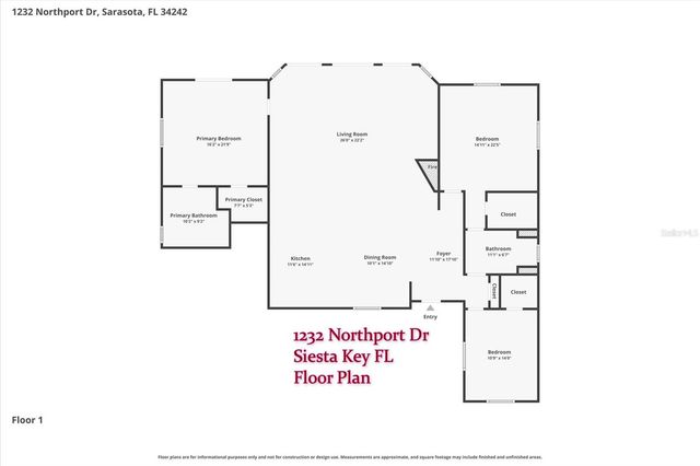 1232 NORTHPORT DRIVE, Sarasota, FL 34242