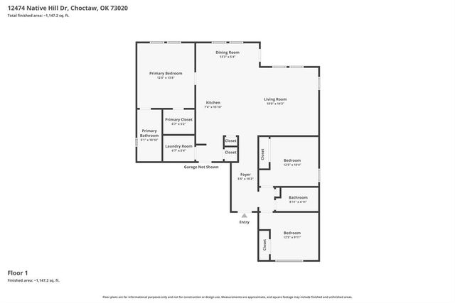 12474 Native Hill Drive, Choctaw, OK 73020