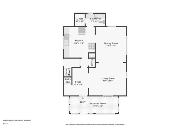 517 W Cady STREET, Watertown, WI 53094