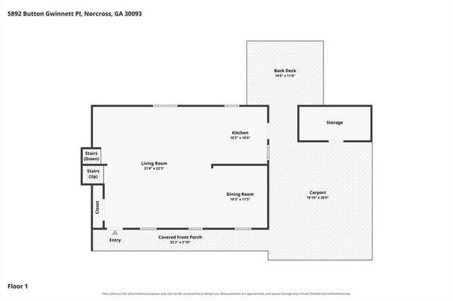 5892 Button Gwinnett Place, Norcross, GA 30093