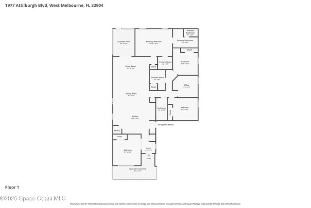 1977 Attilburgh Boulevard, Melbourne, FL 32904