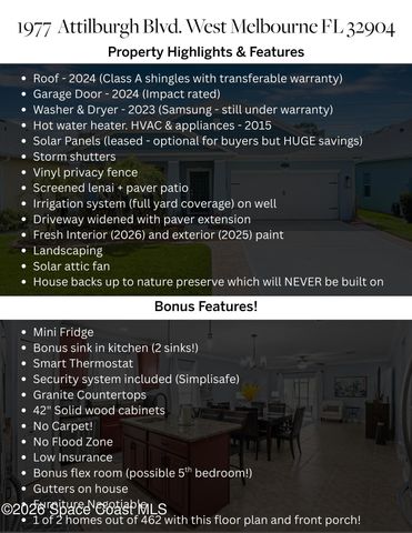 1977 Attilburgh Boulevard, Melbourne, FL 32904