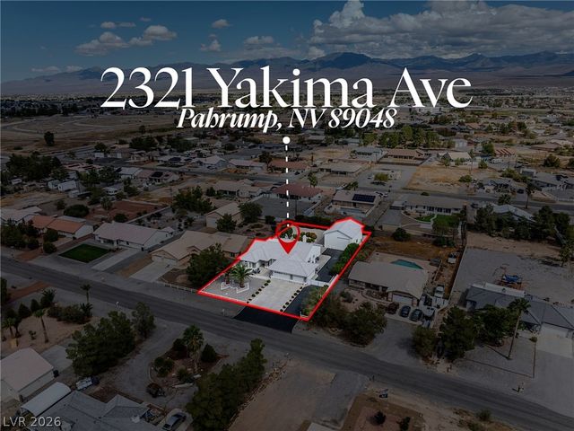 2421 South Yakima Avenue, Pahrump, NV 89048