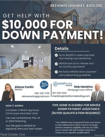 953 Kings Highway, Lincoln Park, MI 48146